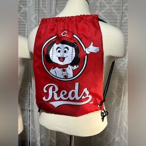 Cincinnati, Reds MLB Mascot Rosie Red drawstring bag/backpack 18 X 13 NWOT